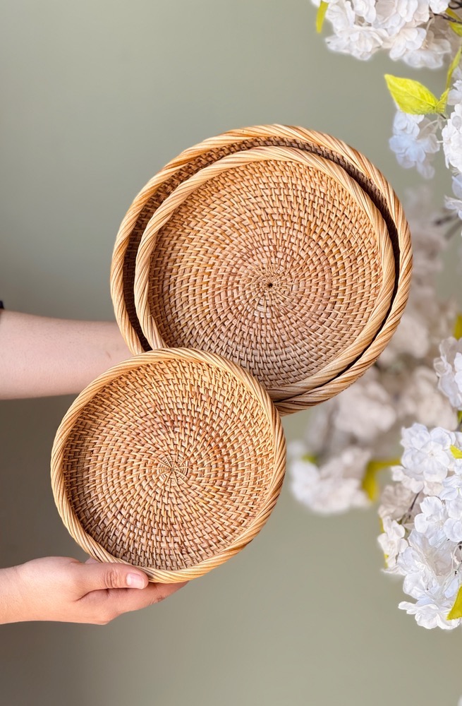 سینی حصیری ضداب