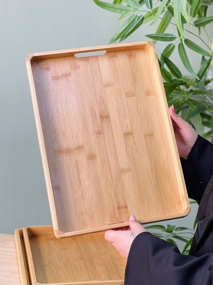 سینی بامبو وارداتی سایز بزرگ